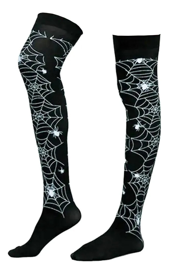 Meia Calça 7/8 Para Festa Horror Fantasia Halloween Cosplay