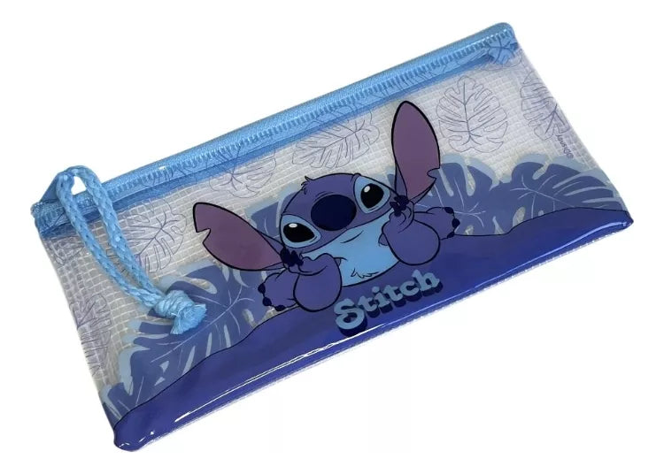 Stitch Necessaire Transparente Fofa Estojo Ótimo Tamanho