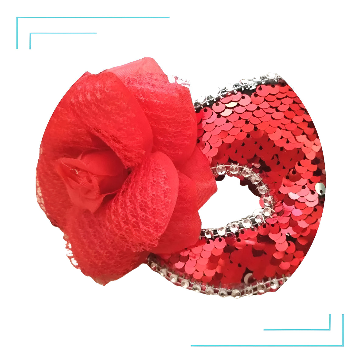 Kit Com 7 Máscaras De Gala Luxo Carnaval Varias Cores