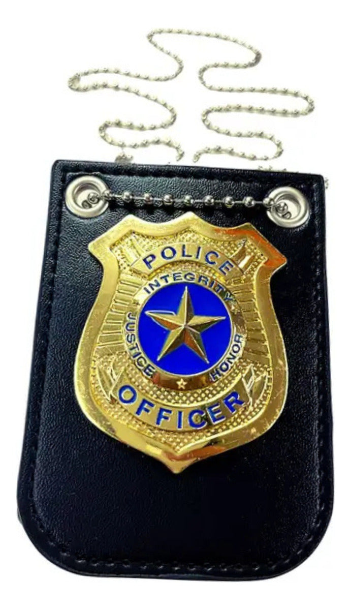 Fantasia Policial Militar Completa Quepe  Algema Suspensório