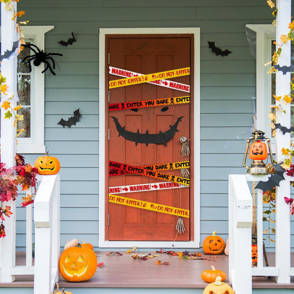 Fita De Precaução Para Enfeite De Halloween Assustadoras