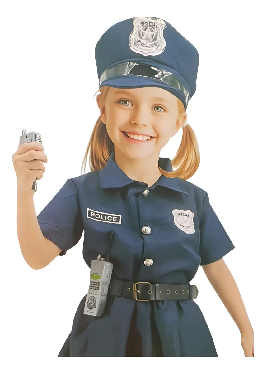 Fantasia Luxo Crianças Cosplay Policial/enfermeira/bombeiro