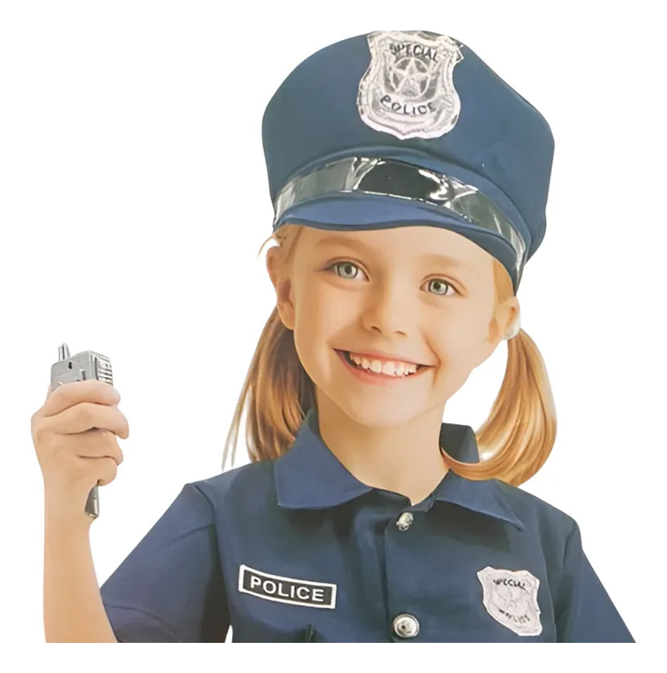 Fantasia Luxo Crianças Cosplay Policial/enfermeira/bombeiro
