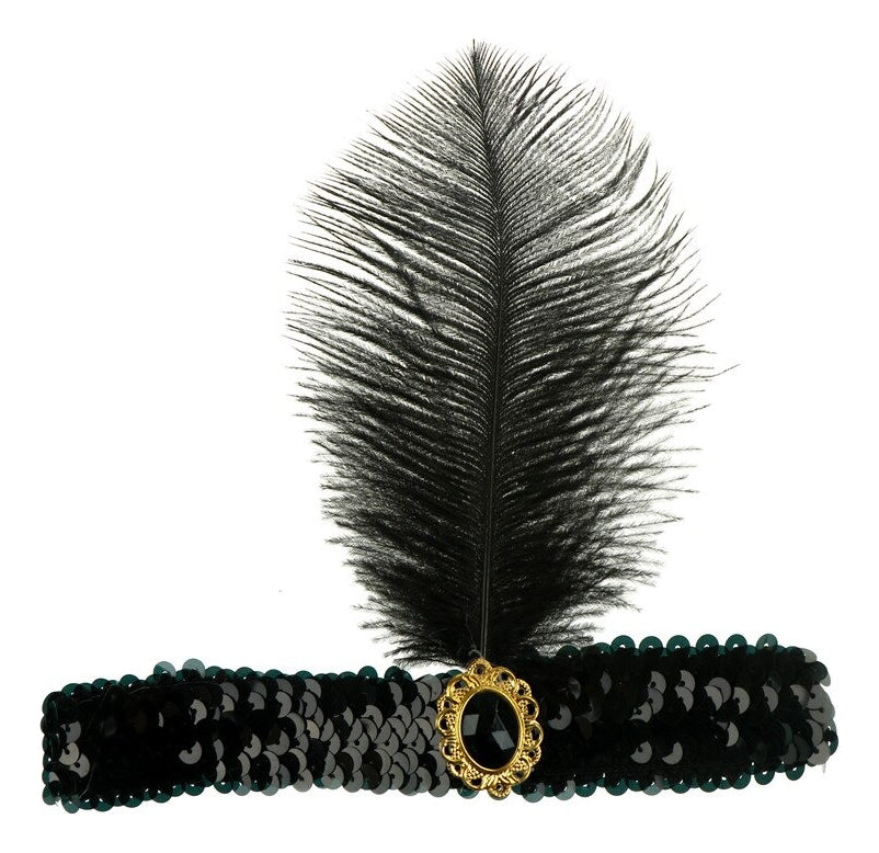 Kit Fantasia Melindrosa Gangster Tiara Luvas Colar Meia 5 Pç