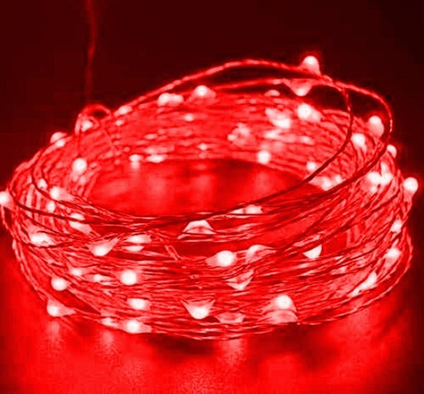 Kit 20 Fio Fada Cordão Luz Cores Natal 3mts 30 Leds+ Pilhas
