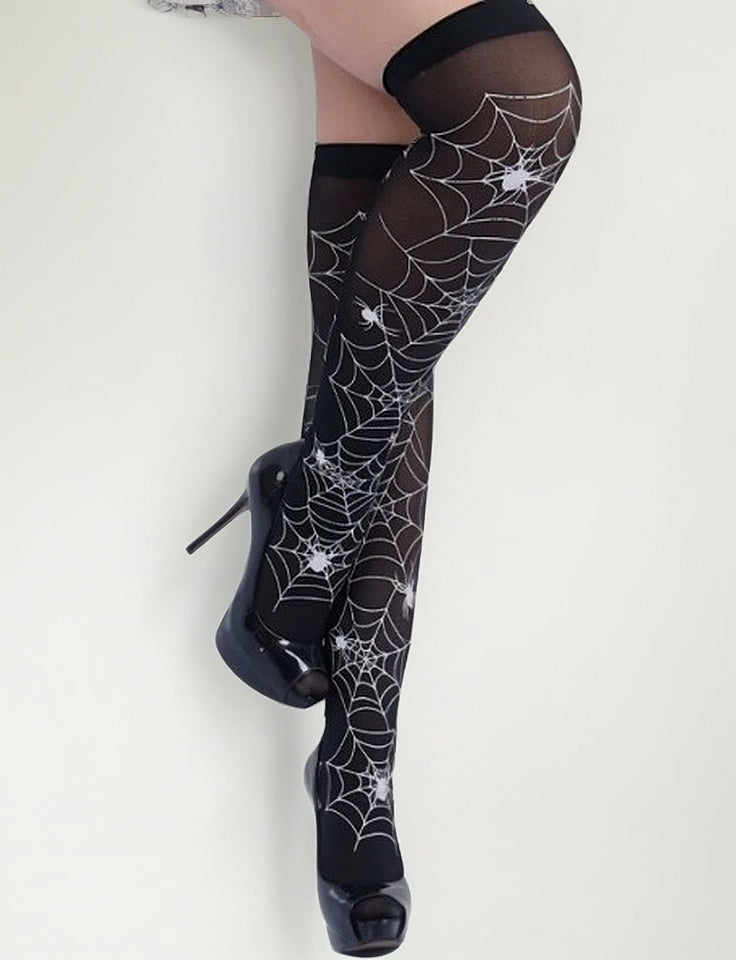 Meia Calça 7/8 Para Festa Horror Fantasia Halloween Cosplay