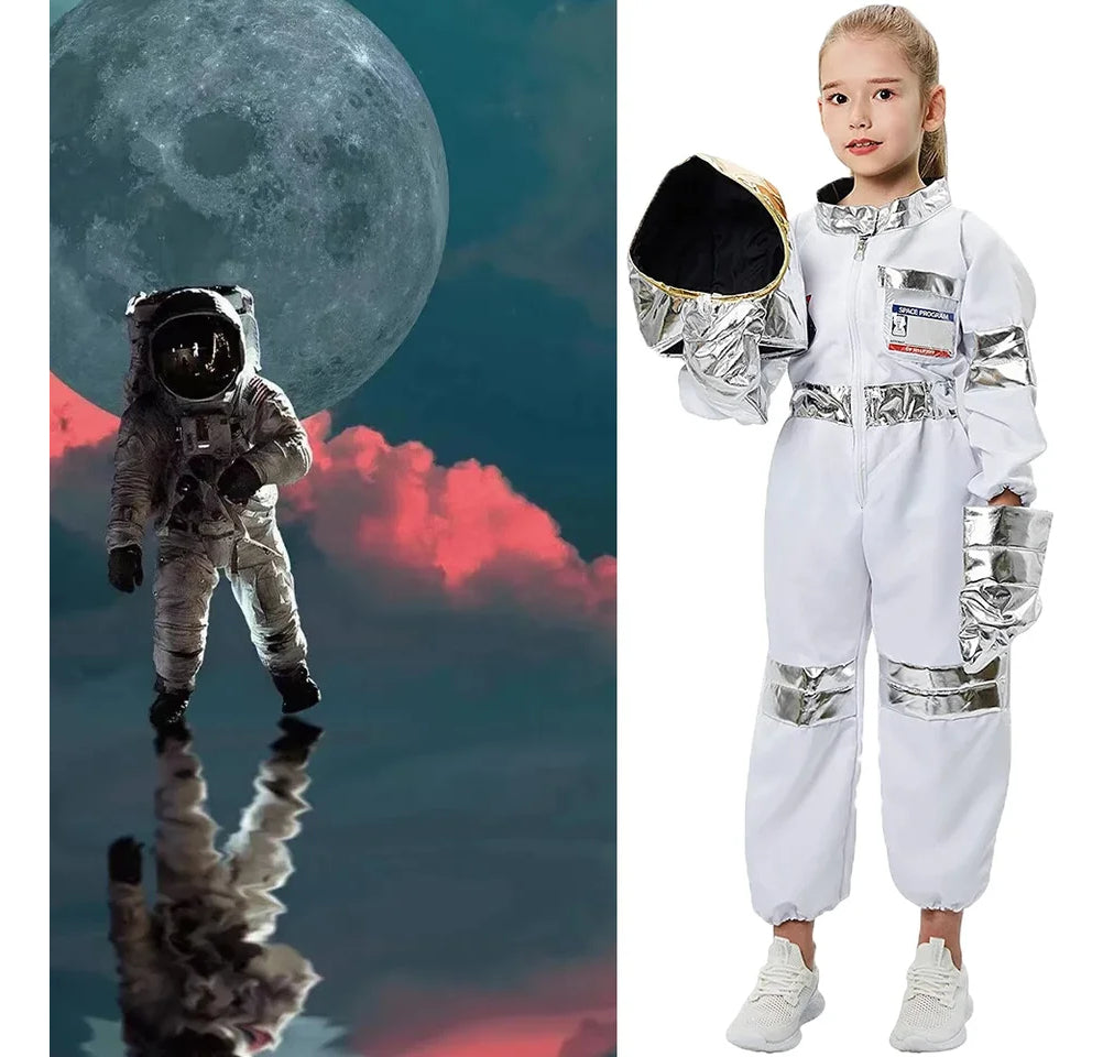 Fantasia Astronauta Crianças Cosplay Infantil Presente Top