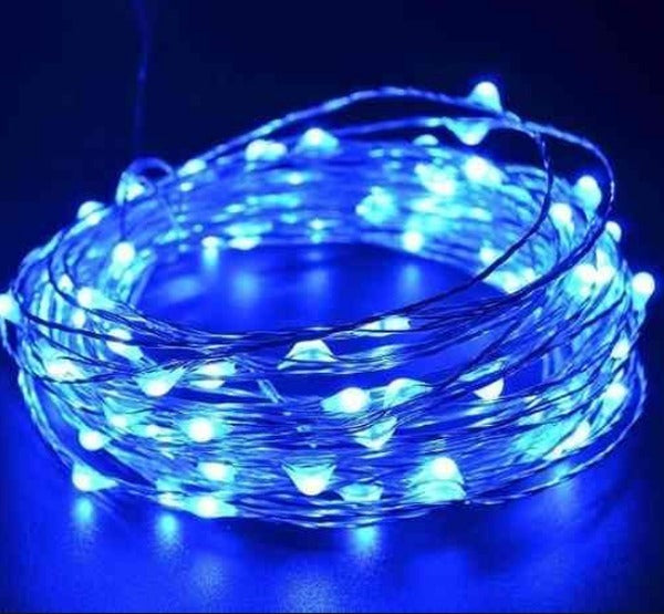Kit 20 Fio Fada Cordão Luz Cores Natal 3mts 30 Leds+ Pilhas