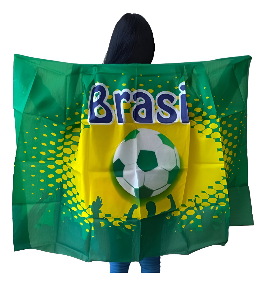 Bandeira Do Brasil C/manga Para Vestir - Unidade