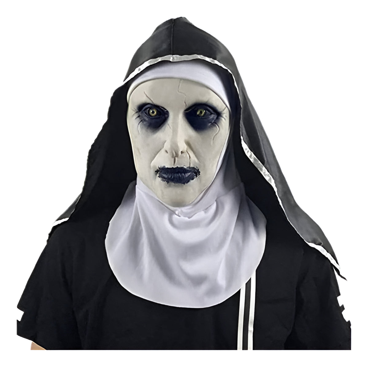 Máscara De Freira De Terror Cosplay Halloween Festa Latex