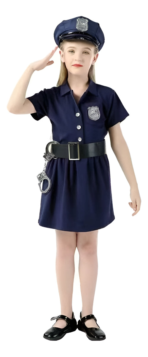 Fantasia Luxo Crianças Cosplay Policial/enfermeira/bombeiro
