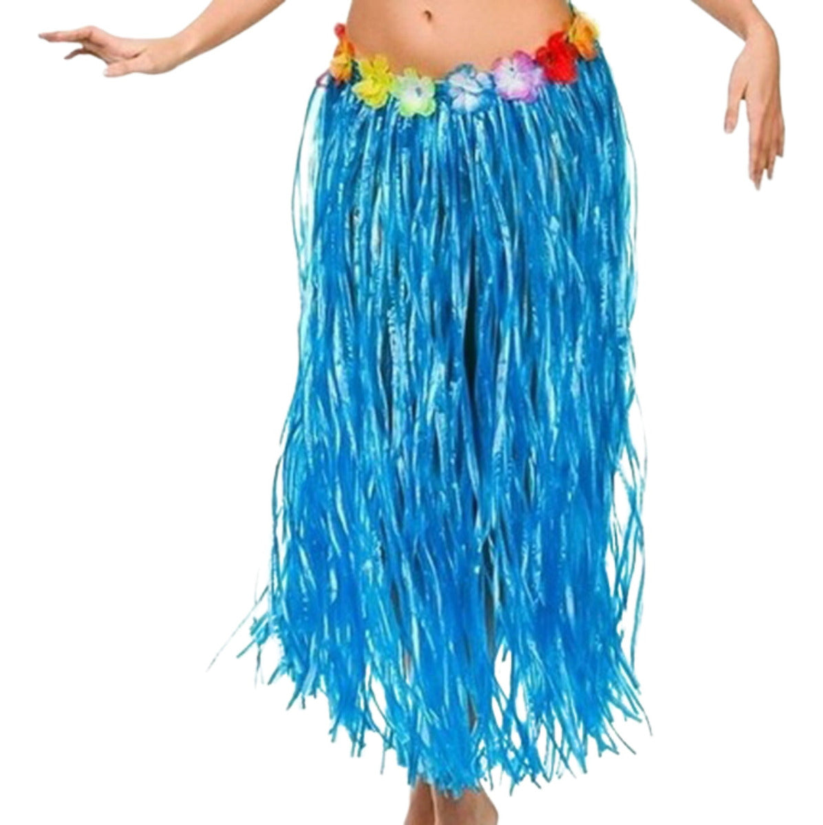 Saia Longa Havaiana Luau Festa Havaiana 60 Cm Core Escolher
