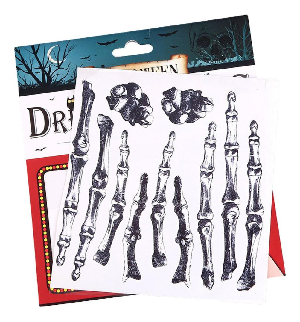 Tatuagem Fake Tattoo Temporária Adesiva Feridas De Halloween