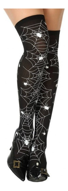 Meia Calça 7/8 Para Festa Horror Fantasia Halloween Cosplay