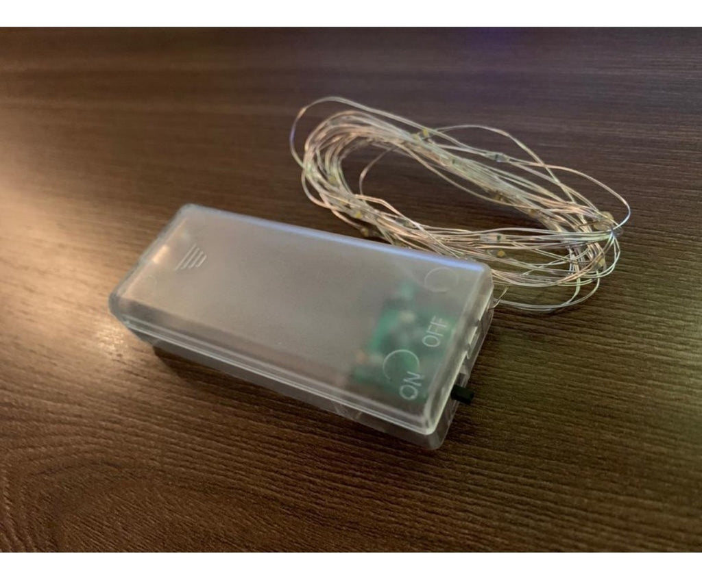 Kit 20 Fio Fada Cordão Luz Cores Natal 3mts 30 Leds+ Pilhas