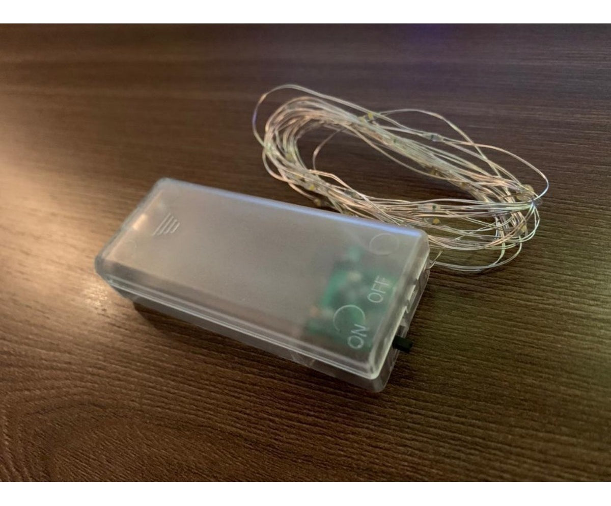Kit 20 Fio Fada Cordão Luz Cores Natal 3mts 30 Leds+ Pilhas